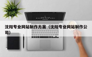 栖霞沈阳专业网站制作方案（沈阳专业网站制作公司）